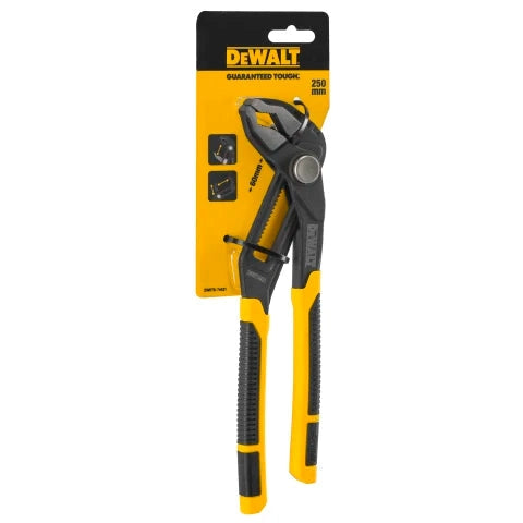 DEWALT V-JAW PUSH LOCK PLIERS 250MM