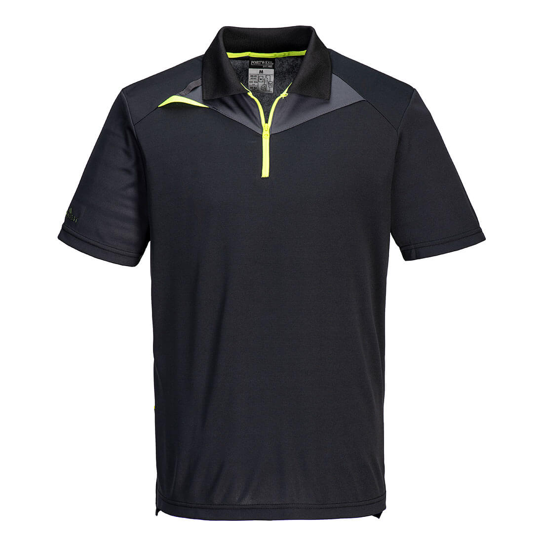 PORTWEST DX4 POLO SHIRT BLACK  DX410