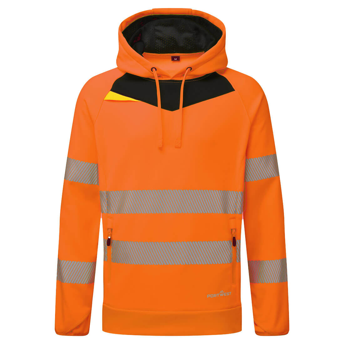 PORTWEST DXE HI-VIS OVERHEAD HOODIE ORANGE