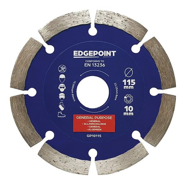EdgePoint GP10115 General-Purpose Diamond Blade 115mm