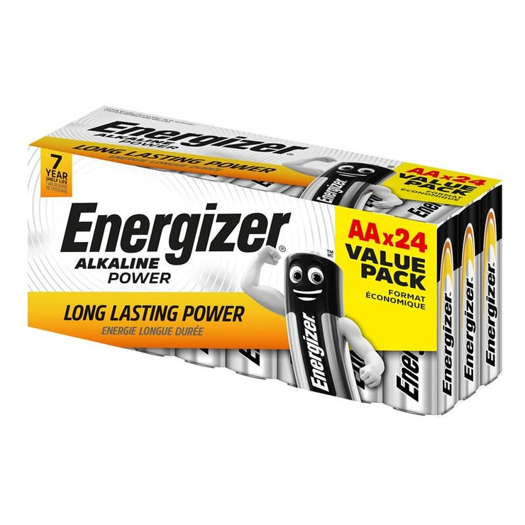 Energizer® AA Cell Alkaline Power Batteries (Pack 24)