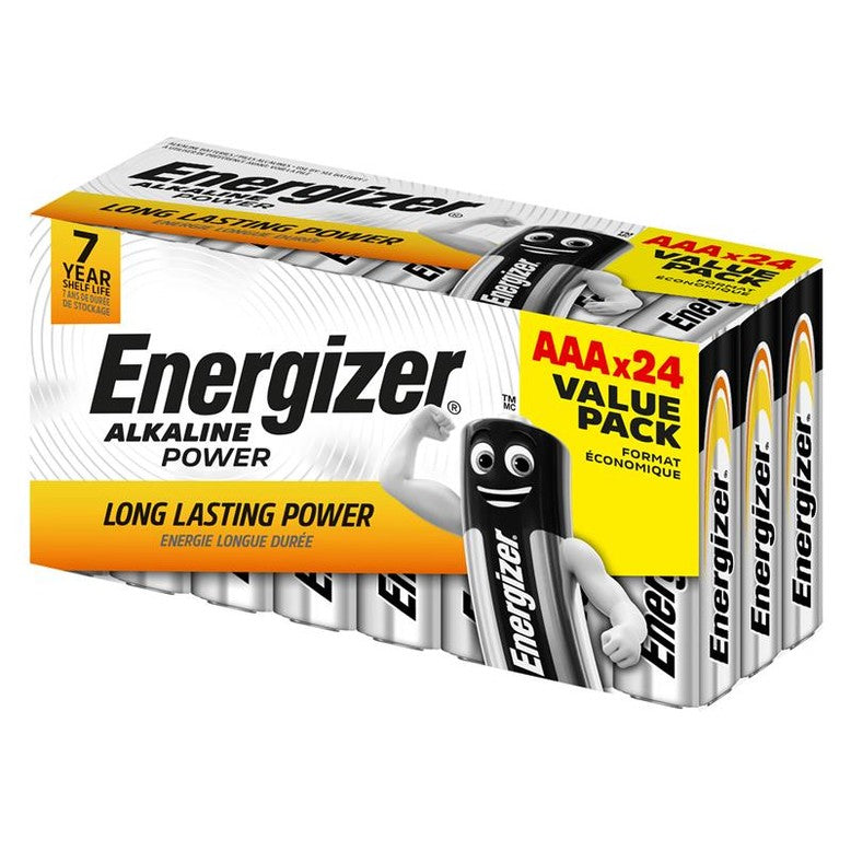 Energizer® AAA Cell Alkaline Power Batteries (Pack 24)