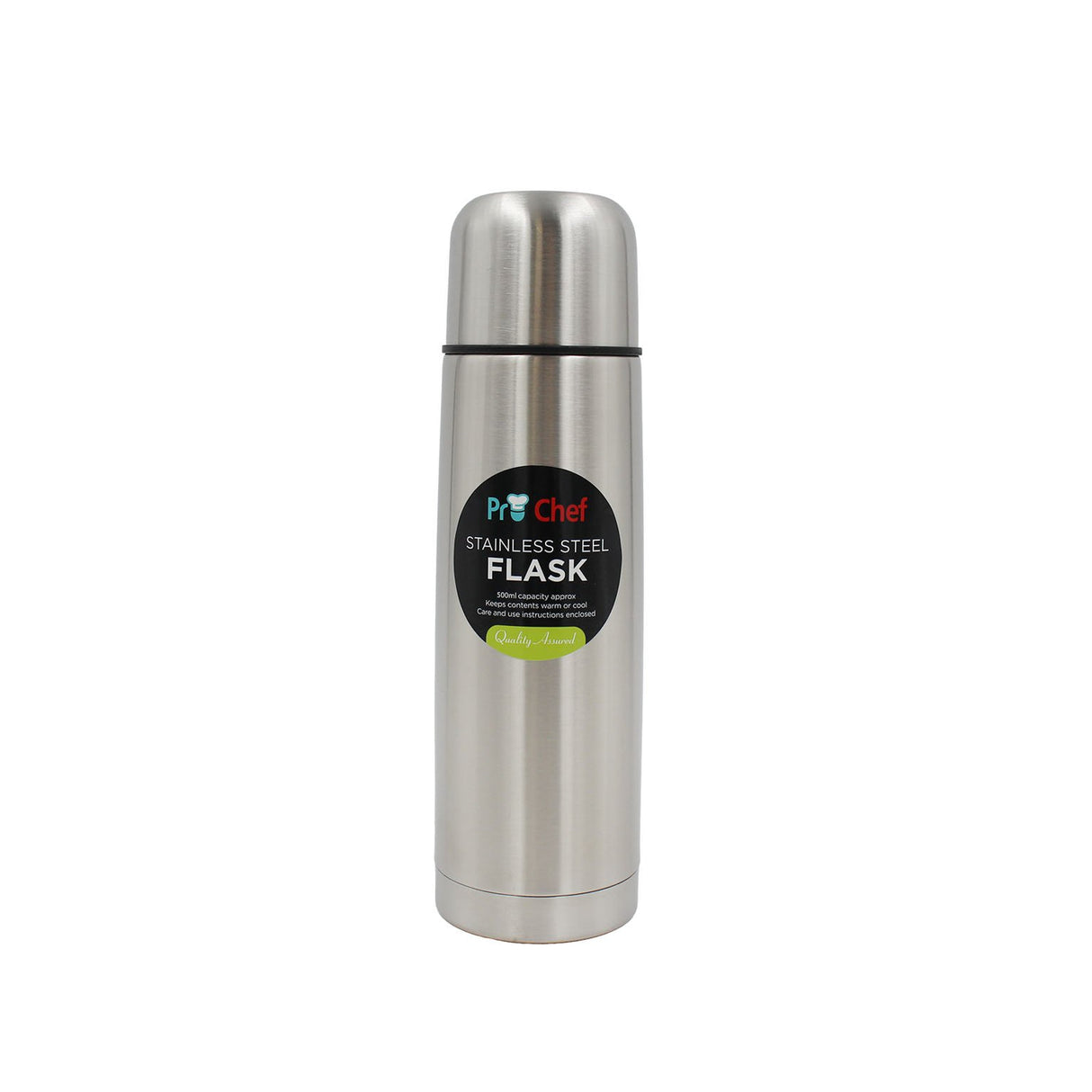 PR CHEF 0.5 LITRE STAINLESS STEEL FLASK VACUUM