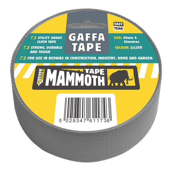 Everbuild Sika Gaffa Tape 50mm x 45m Silver