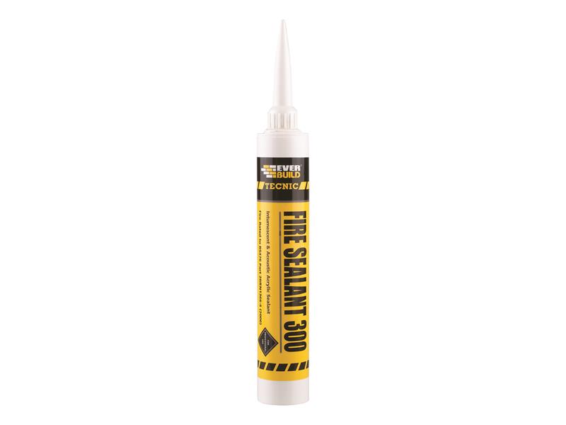 Everbuild Sika Tecnic Fire Intumescent Sealant 300 Grey 380ml