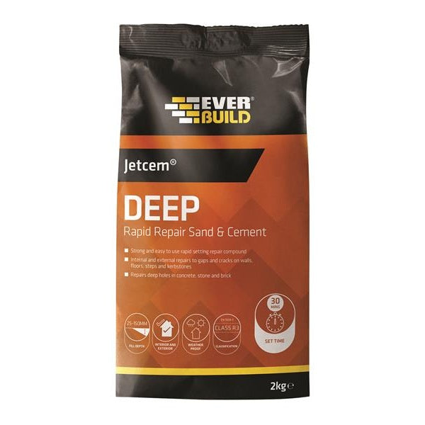 Everbuild Sika Premix Sand & Cement 12kg (6 x 2kg Packs)