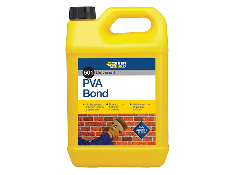 Everbuild Sika 501 Universal PVA Bond 5 litre