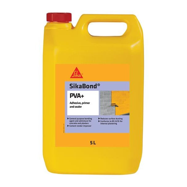 Everbuild Sika Sikabond PVA+ 5 litre