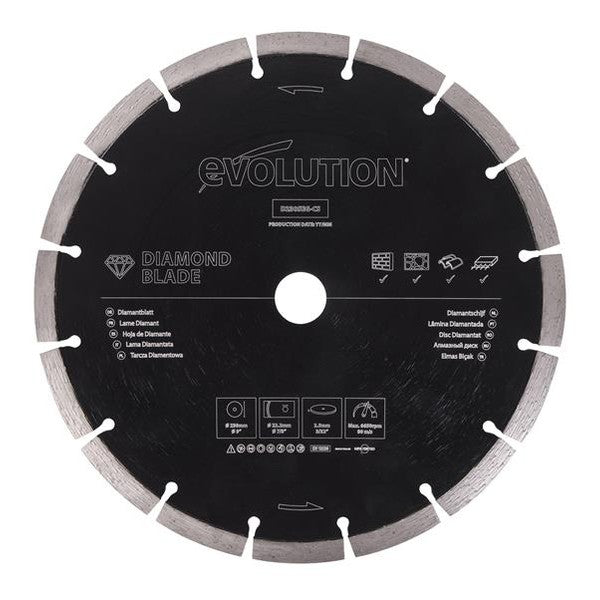 Evolution General Purpose Diamond Blade 230 x 22.2mm