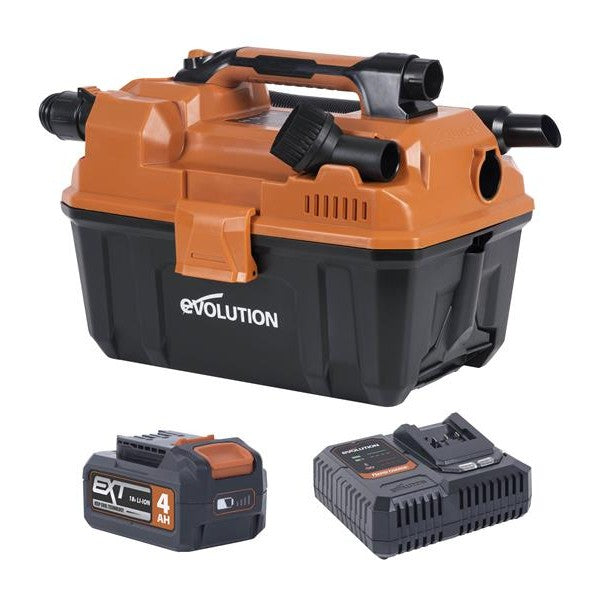 Evolution R11VAC-Li EXT Wet & Dry Vacuum Cleaner 18V 1 x 4.0Ah Li-ion - Watson Hire