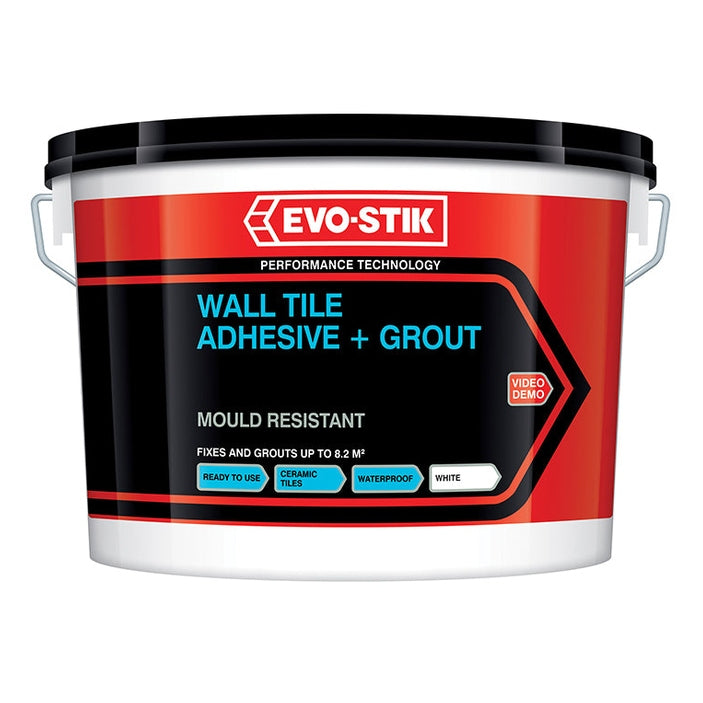 EVO-STIK Mould Resistant Wall Tile Adhesive & Grout 1 litre