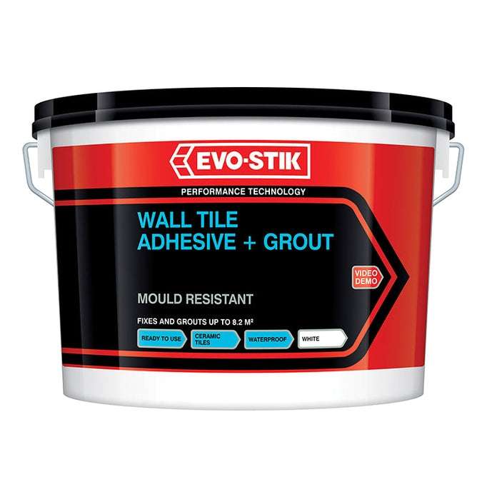 EVO-STIK Mould Resistant Wall Tile Adhesive & Grout 5 litre