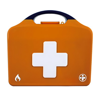 BURNS FIRST AID KIT ORANGE BOX