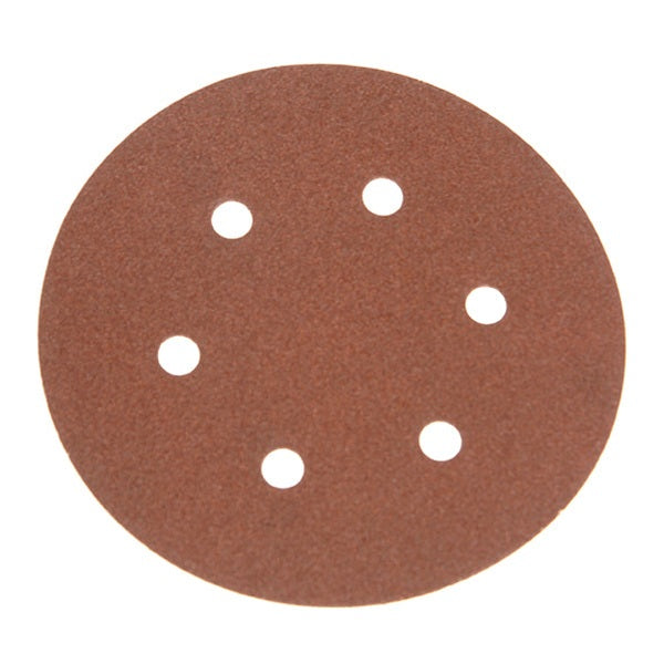 Faithfull Hook & Loop Sanding Disc DID2 Holed 150mm x 40G (Pack 25)