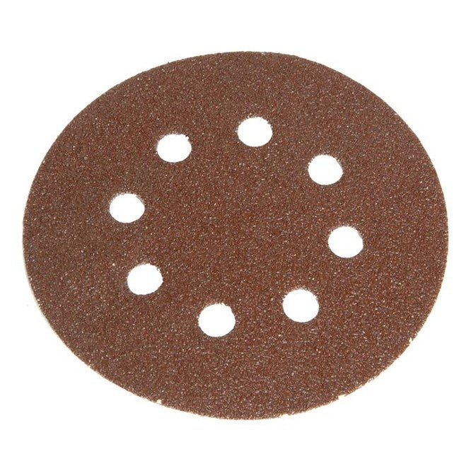 Faithfull Hook & Loop Sanding Disc DID3 Holed 125mm Very Fine (Pack 5)