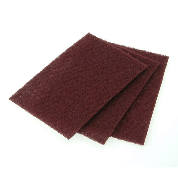 Faithfull Hand Pad Maroon Very Fine 230 x 150mm (10)