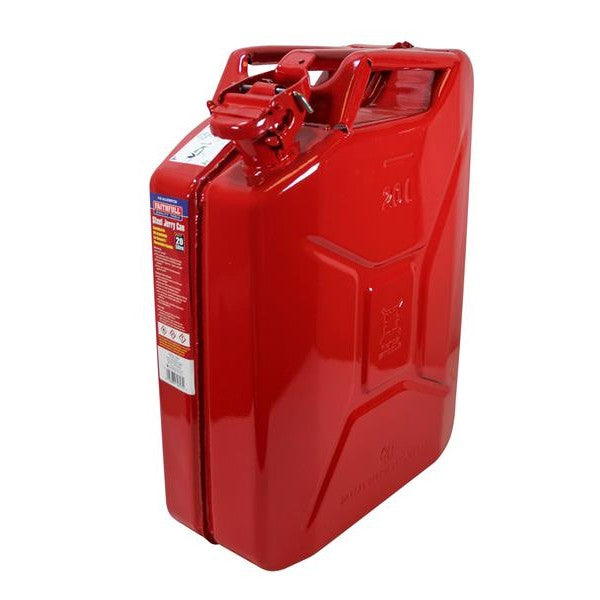 Faithfull Red Steel Jerry Can 20 litre