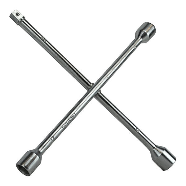 Faithfull 4-Way Wheel Brace Chrome Plated 14in