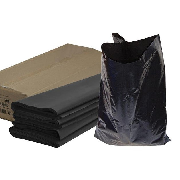Faithfull Heavy-Duty Black Refuse Sacks (Pack 100)