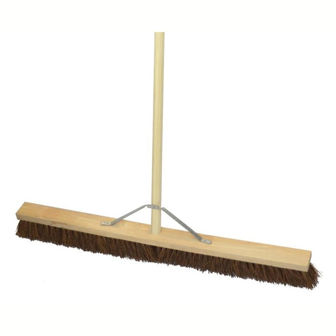 Faithfull Stiff Bassine Broom 900mm (36in) + Handle & Stay