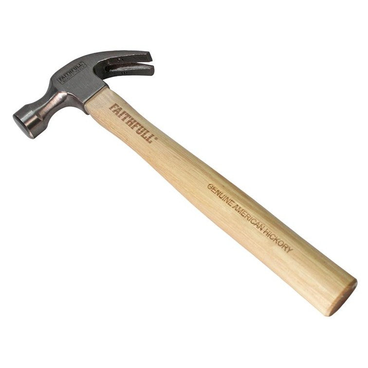 Faithfull Claw Hammer Hickory Shaft 567g (20oz)