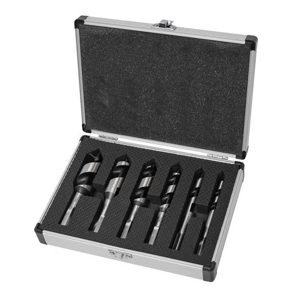 Faithfull Stubby Combination Wood Auger Bit Set, 6 Piece 10-25mm