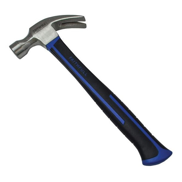 Faithfull Claw Hammer Fibreglass Handle 454g (16oz)