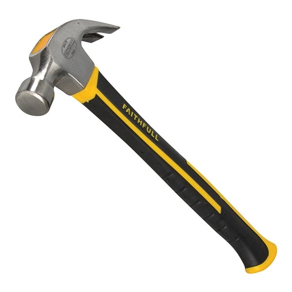 Faithfull Claw Hammer Fibreglass Handle 227g (8oz)