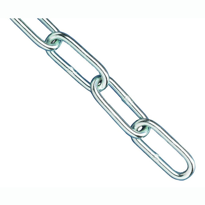 Faithfull Zinc Plated Chain 4mm x 2.5m - Max. Load 120kg