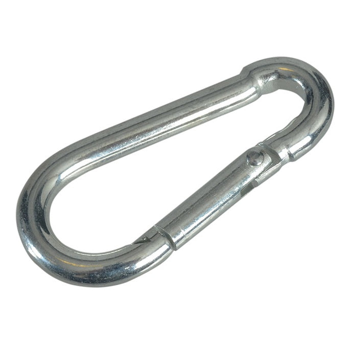 Faithfull Fire Brigade Snap Hook 4mm Zinc Plated (Pack 4)