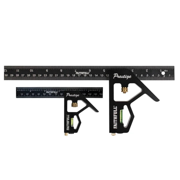 FAITHFULL COMBINATION SQUARE TWIN PACK 150 + 300MM
