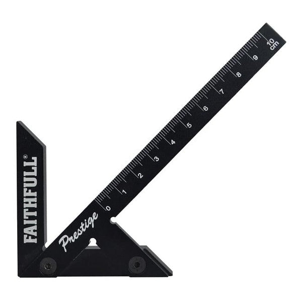 Faithfull Prestige Centre Finder Gauge Black Aluminium 100mm