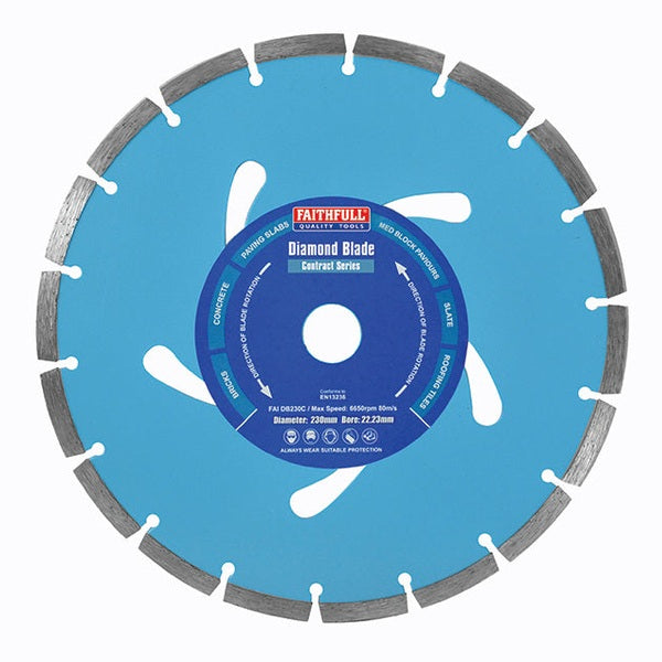Faithfull Contract Diamond Blade 230 x 22.2mm
