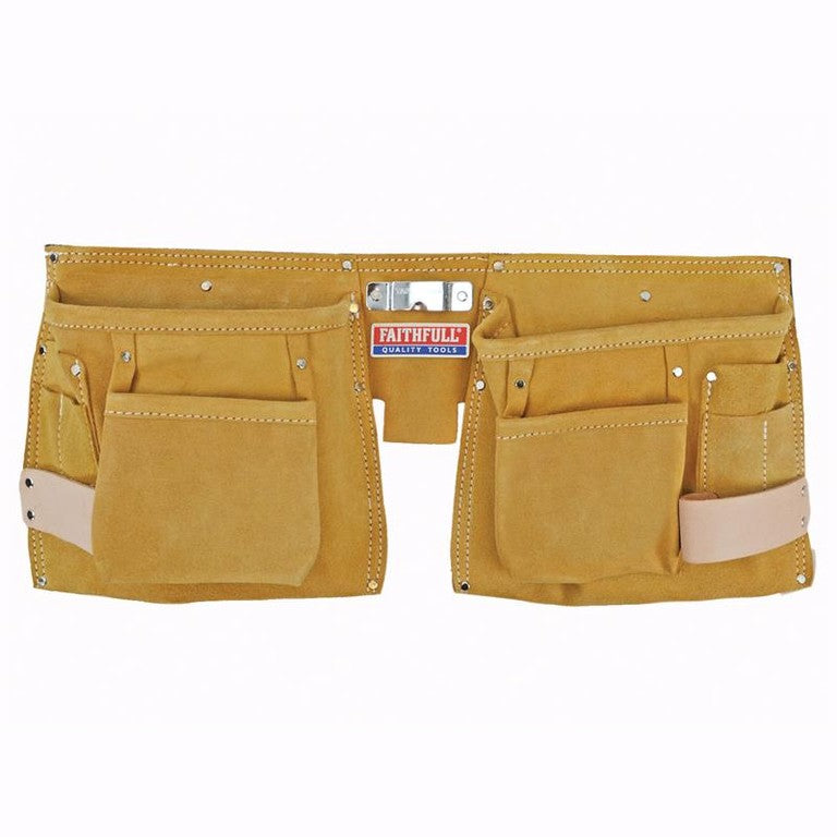 Faithfull Double Tool & Nail Pouch