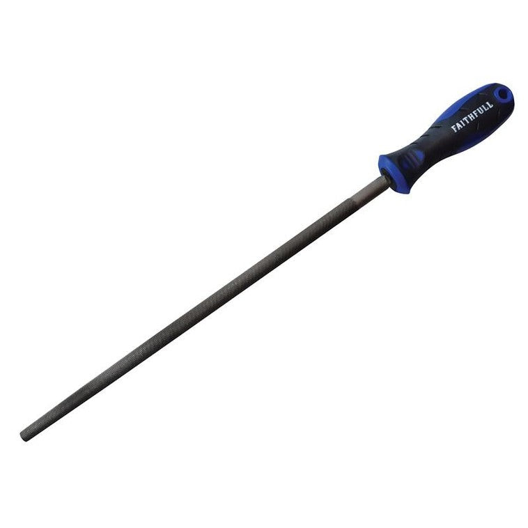 Faithfull Handled Round Second Cut Engineers File 300mm (12in)