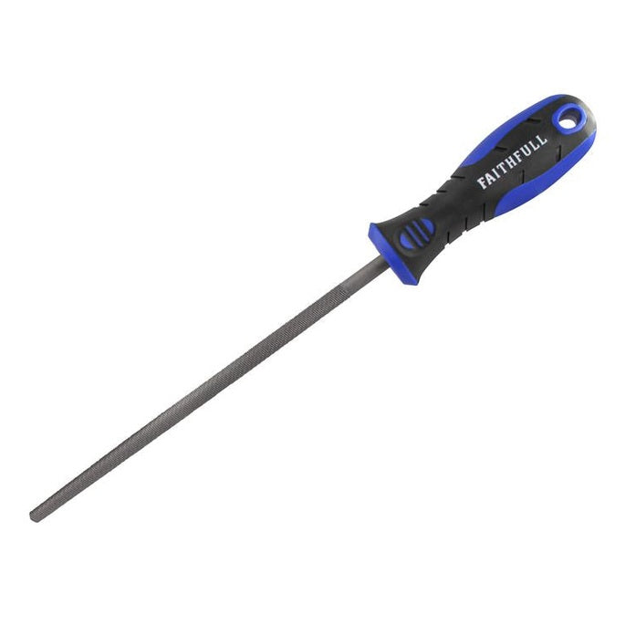 Faithfull Handled Round Second Cut Engineers File 200mm (8in)