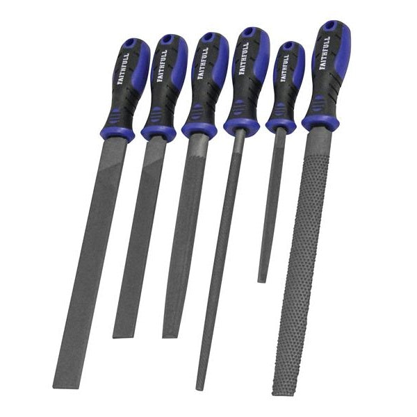 Faithfull File and Rasp Set, 6 Piece
