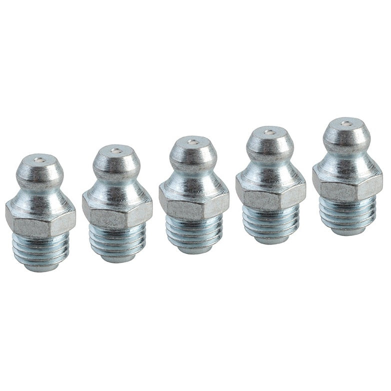 Faithfull Grease Nipple Straight M8 x 1.0 (Pack 5)