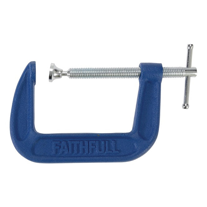 Faithfull Medium-Duty G-Clamp 75mm (3in)