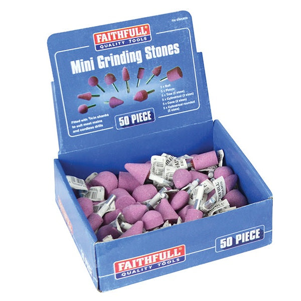 FAITHFULL MINI GRINDING WHEEL (VARIOUS SHAPE)