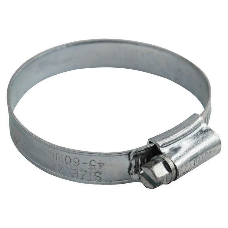 Faithfull 2X Hose Clip - Zinc MSZP 45 - 60mm