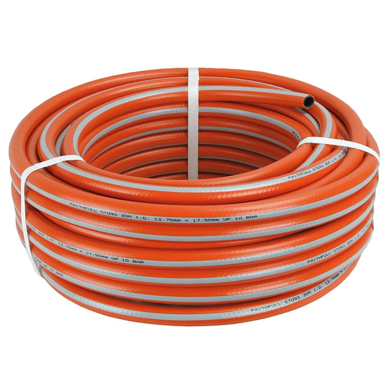 Faithfull Prestige Heavy-Duty Garden Hose 30m 12.5mm (1/2in) Diameter