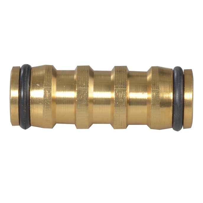 Faithfull Brass 2-Way Hose Coupling 12.5mm (1/2in)