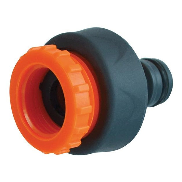 Faithfull Plastic Tap Hose Connector 1/2 & 3/4in