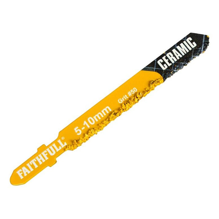 Faithfull TCT Riff Tile Cutting Jigsaw Blades Pack of 5
