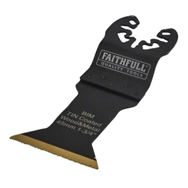 Faithfull Multi-Functional Tool Bi-Metal Flush Cut TiN Coated Blade 45mm