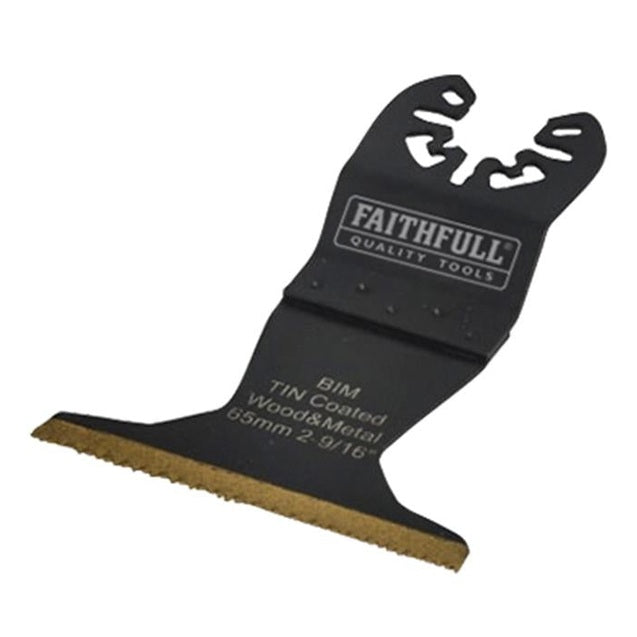 Faithfull Multi-Functional Tool Bi-Metal Flush Cut TiN Coated Blade 65mm