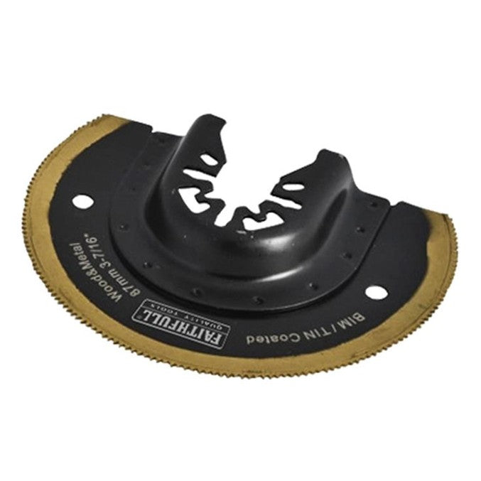 Faithfull Multi-Functional Tool Bi-Metal Radial Saw TiN Coated Blade 87mm