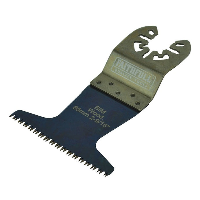 Faithfull Premium Arc Cut Hardwood Bi-Metal Blade 65mm