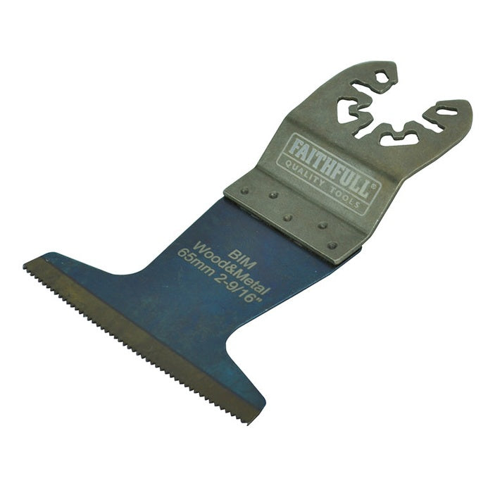 Faithfull Premium Arc Cut Wood & Metal Bi-Metal Blade 65mm